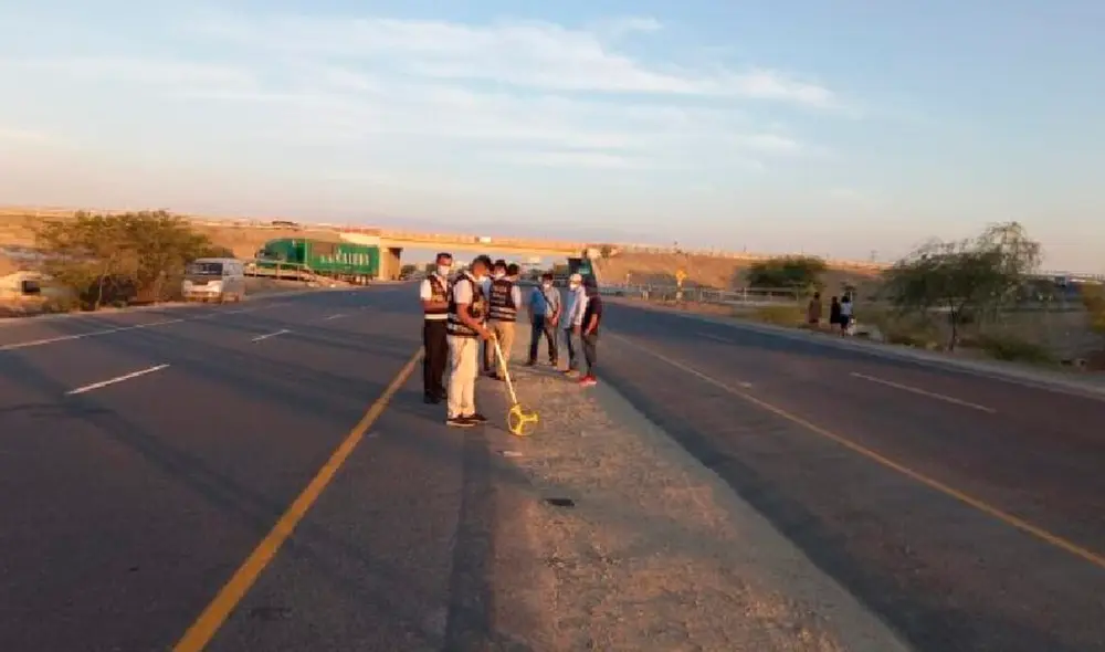 Policía investiga la causa del accidente. Foto: El Regional. Policía investiga la causa del accidente. Foto: El Regional.