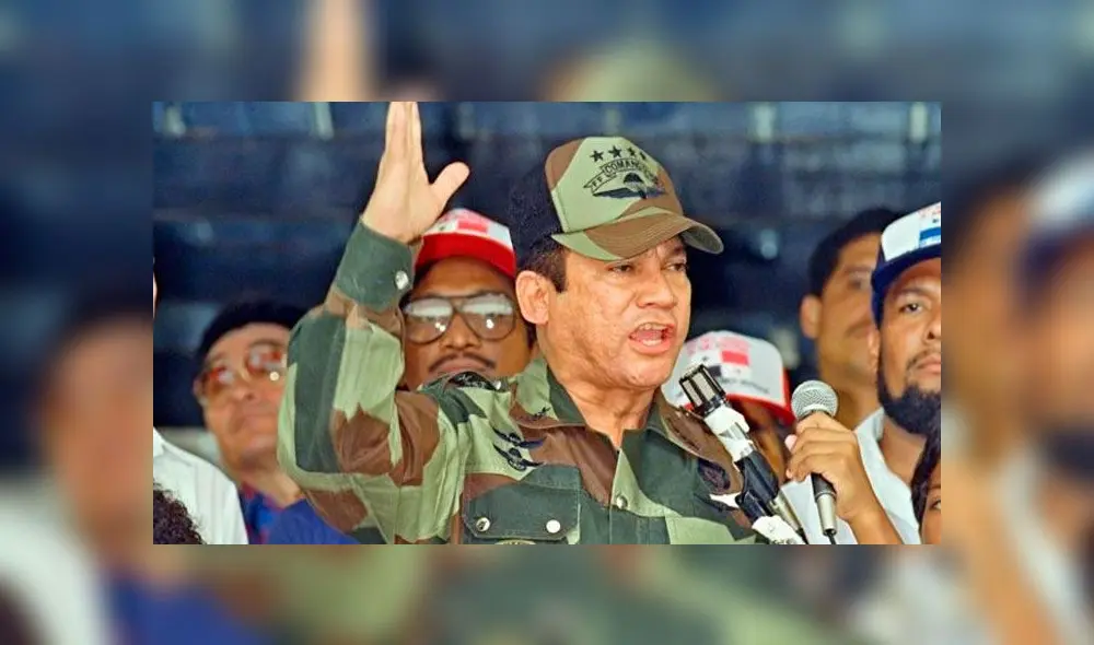 Manuel Antonio Noriega, jefe de Estado de Panamá. Foto: Difusión Manuel Antonio Noriega, jefe de Estado de Panamá. Foto: Difusión