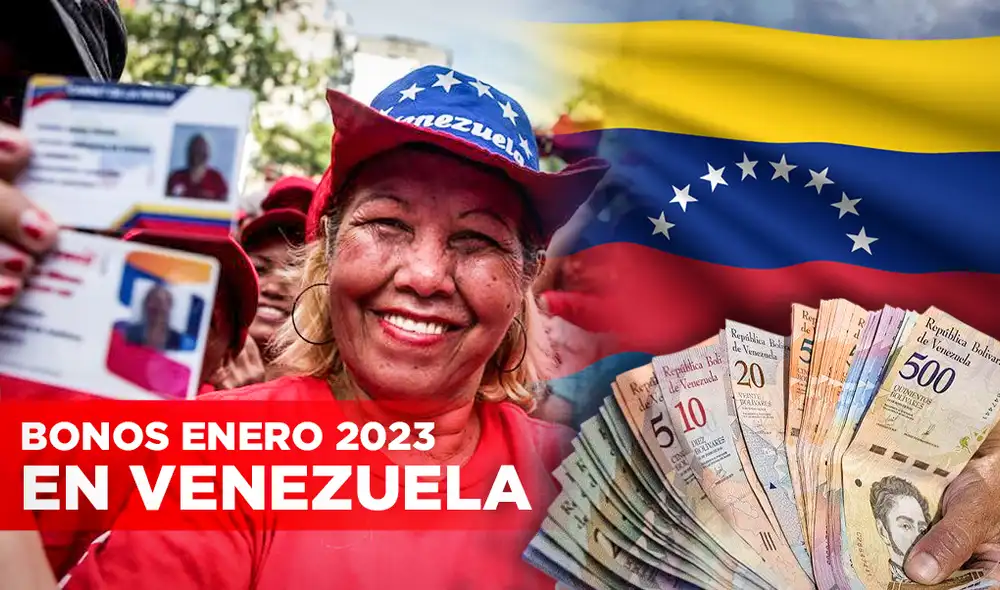 El Gobierno de Nicolás Maduro dio a conocer todos los bonos que se entregarán en Venezuela en el mes de enero 2023. Foto: Convenio Andrés Bellos/ Bloomberg/ Jazmin Ceras composición LR El Gobierno de Nicolás Maduro dio a conocer todos los bonos que se entregarán en Venezuela en el mes de enero 2023. Foto: Convenio Andrés Bellos/ Bloomberg/ Jazmin Ceras composición LR