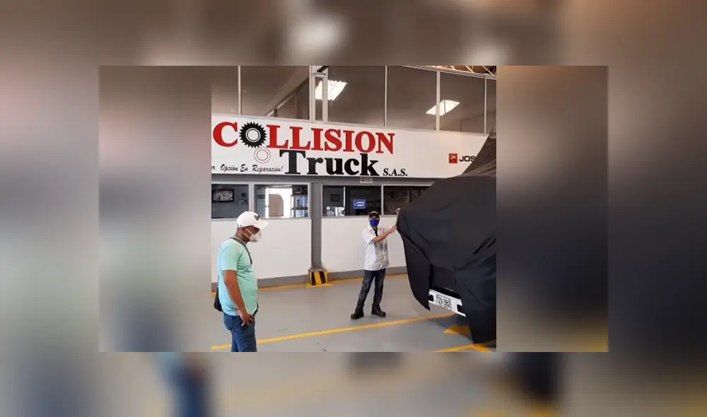 El hombre fue sorprendido al recibir su camión completamente restaurado. Foto: Facebook El hombre fue sorprendido al recibir su camión completamente restaurado. Foto: Facebook