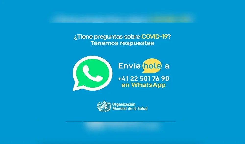 Solo debes enviar la palabra “Hola” desde tu smartphone al número +41 22 501 76 90.