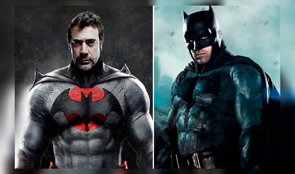 Ben Affleck y Jeffrey Dean Morgan como Batman. Composición: DC/Nomoremutants