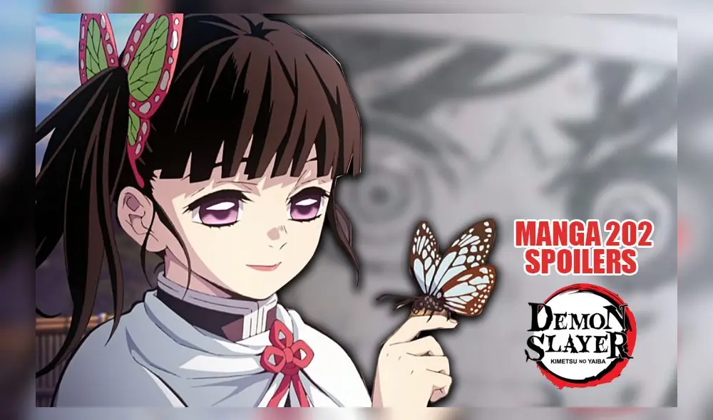 Kanao podría morir en Kimetsu no yaiba spoiler 202 manga. Créditos: composición Kanao podría morir en Kimetsu no yaiba spoiler 202 manga. Créditos: composición