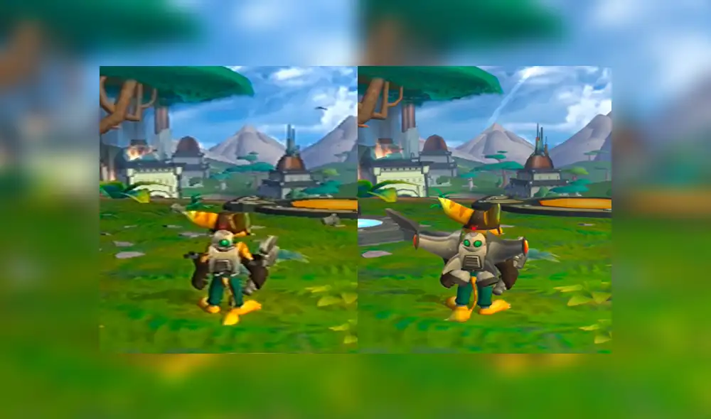 Así se vería un videojuego de PS2 en PS5 con la retrocompatibilidad.