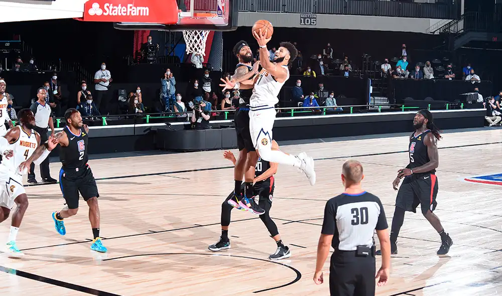 Clippers vs Nuggets EN VIVO por el Game 7 de los NBA Playoffs 2020. Foto: AFP