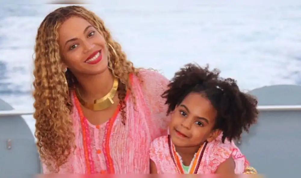 Blue Yvy, hija mayor de la cantante recibió críticas por su parecido a su padre Jay Z.