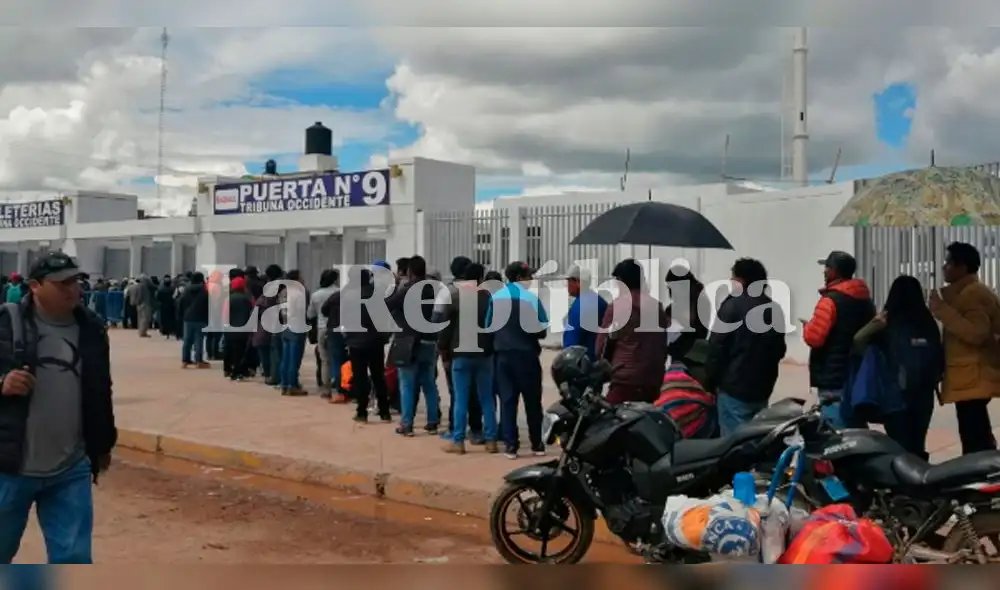 Binacional: Largas colas en el estadio de Juliaca por venta de entradas ante Sao Paulo [FOTOS y VIDEO]