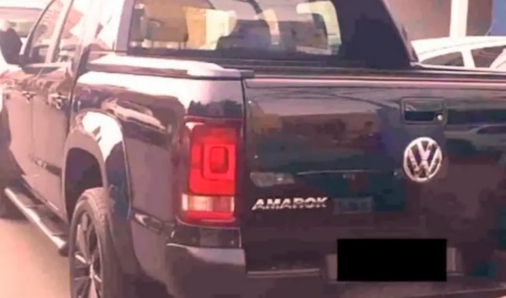 La camioneta robada estaba estacionada dentro del local y, de esta manera, pudo ser identificada por las cámaras de seguridad del car wash. Foto: Pilar a Diario