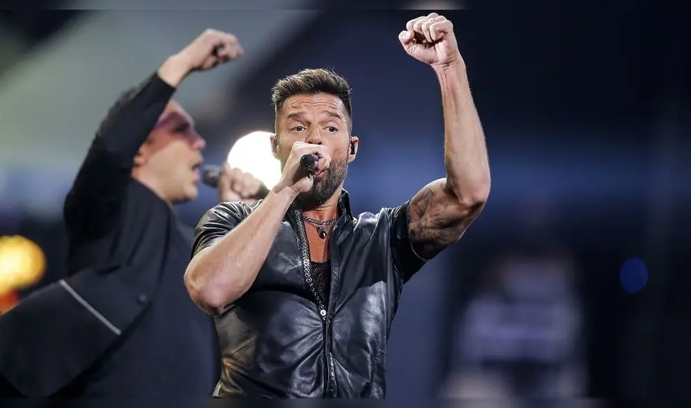 Ricky Martin en Viña del Mar. Foto: AFP