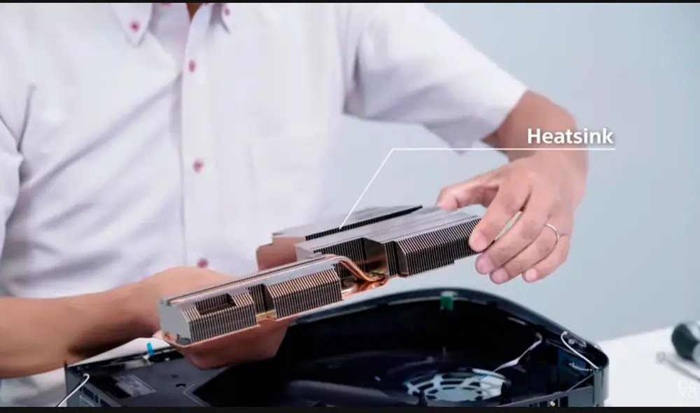 Y mostrando su ventilación. Foto: Sony