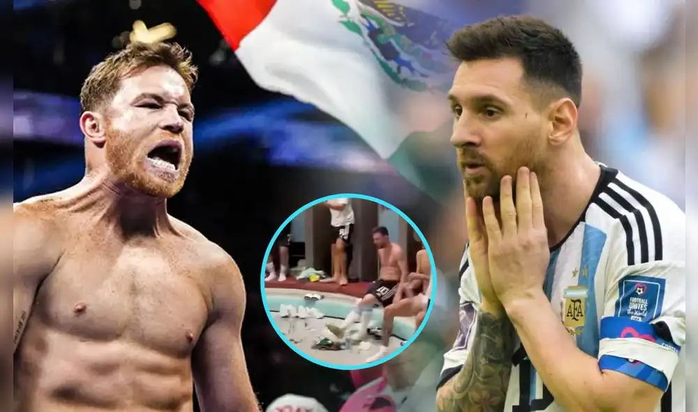 Lionel Messi marcó uno de los goles en el triunfo de Argentina ante México. Foto: composición LR/USA Today/AFP/captura Twitter Lionel Messi marcó uno de los goles en el triunfo de Argentina ante México. Foto: composición LR/USA Today/AFP/captura Twitter