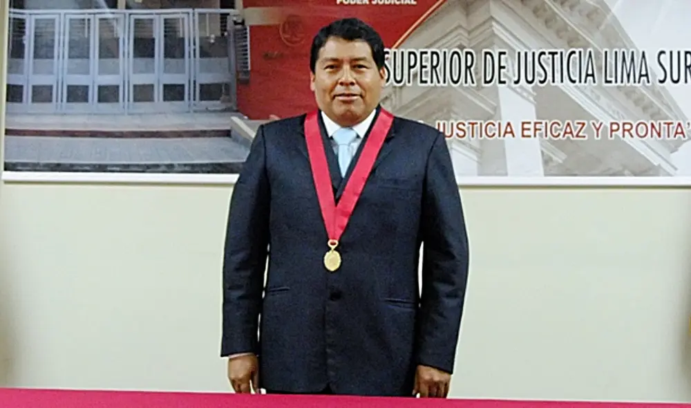 César Sahuanay Calsín, presidente de la Corte Superior Nacional de Justicia Penal