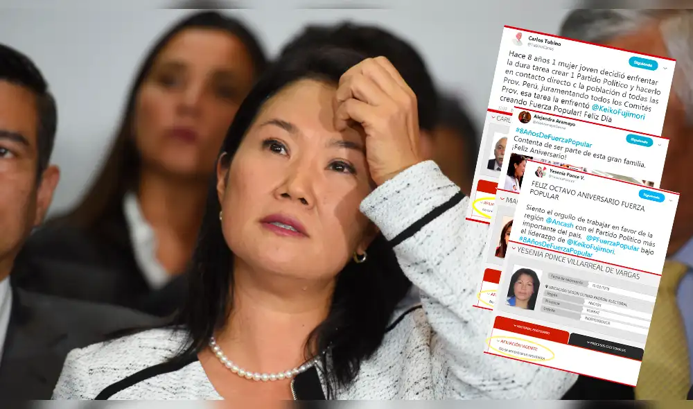 Congresistas dicen sentir orgullo por el partido Fuerza Popular, pero no son militantes