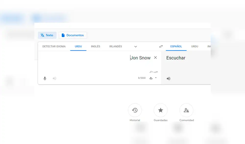 Google Translate: "Jon Snow" es nueva 'víctima' del traductor [FOTOS]
