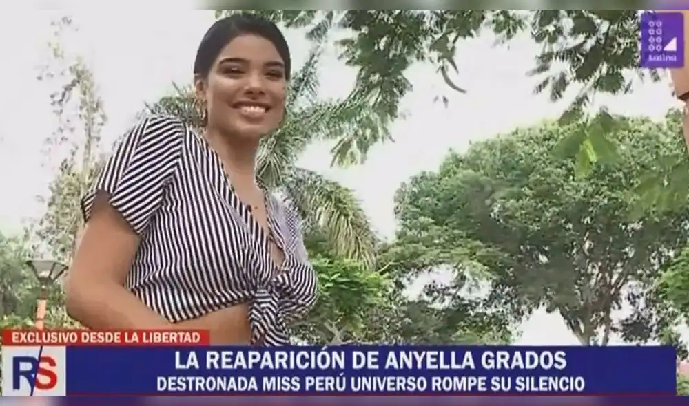 Anyella Grados tras quedarse sin corona: "cometí un error y lo lamento"