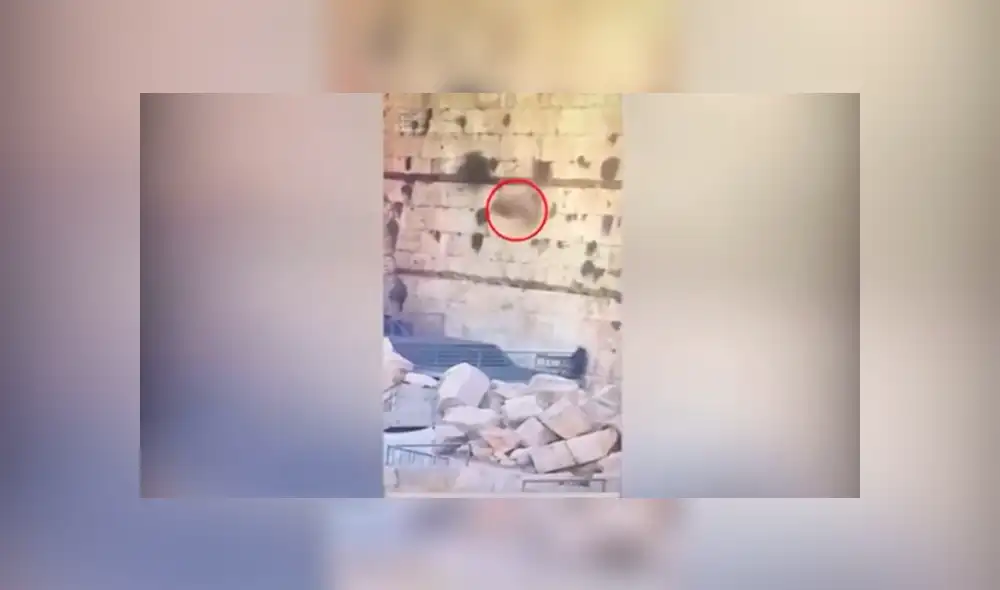 Cierran parte del Muro de los Lamentos tras caer una piedra de 100 kg [VIDEO]