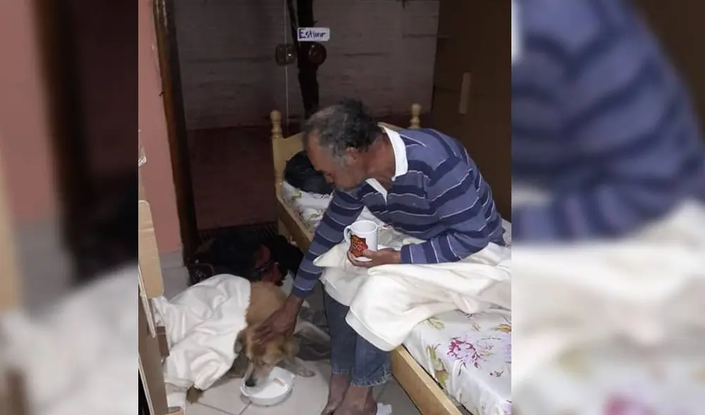 La historia del anciano conmovió a miles en las redes sociales. Foto: Facebook/Abogado Miguel Godoy