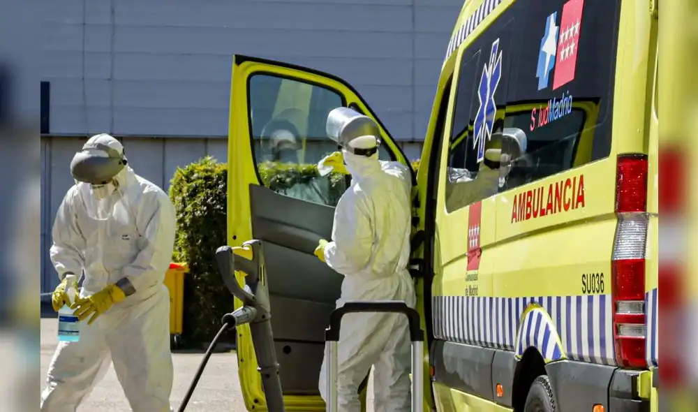 Medios españoles informaron el día de hoy sobre el primer personal sanitario de Madrid fallecido por coronavirus. Foto: Europa Press.