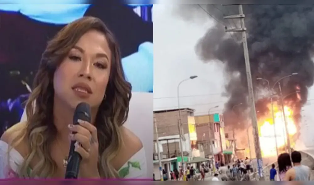 Dayanita realiza noble gesto por afectados en Villa María del Triunfo