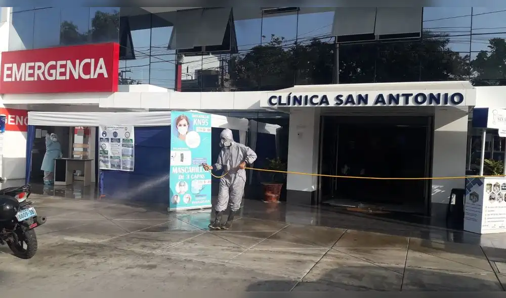desinfectan clínica