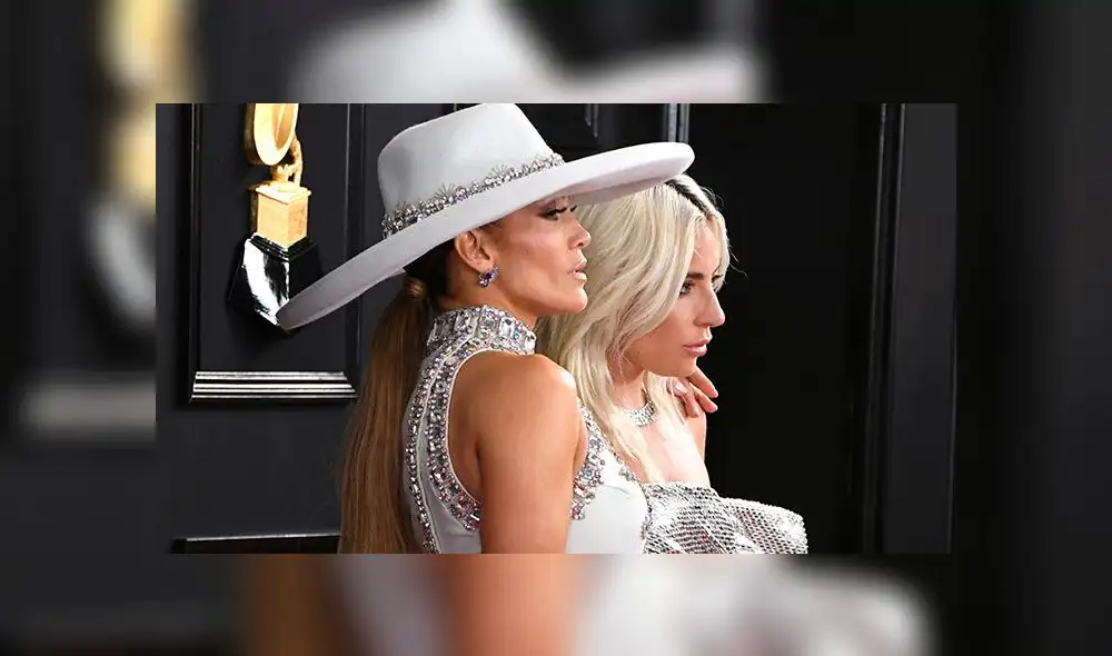 Jennifer Lopez y Lady Gaga son viral por amoroso encuentro en los Grammy