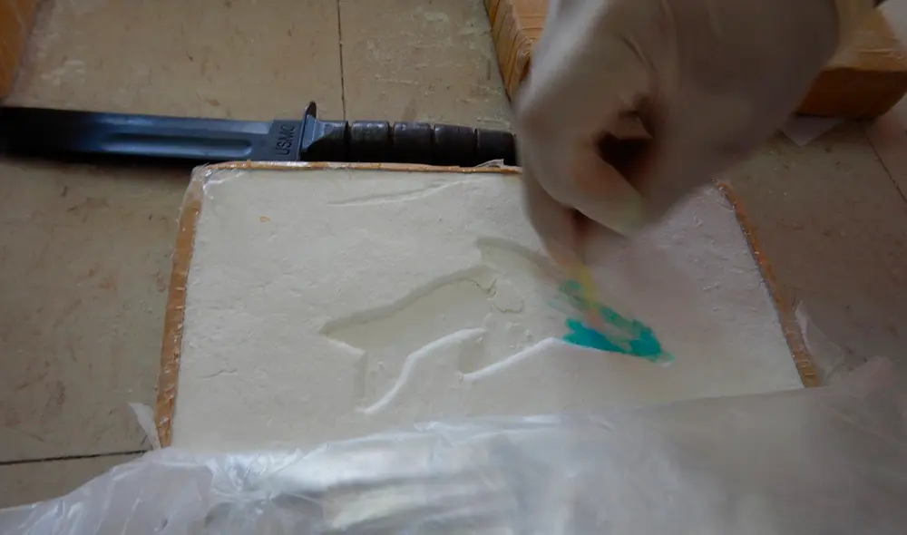 El cargamento tenía como con destino Iñapari, en la frontera con Brasil. Foto: PNP. El cargamento tenía como con destino Iñapari, en la frontera con Brasil. Foto: PNP.