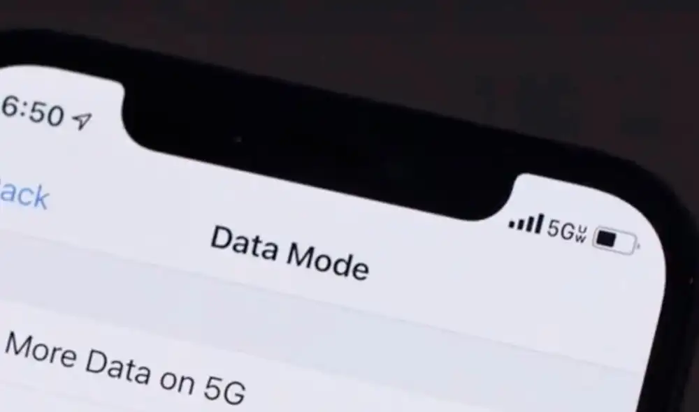 Smart Data Mode es la nueva herramienta que Apple introdujo en el iPhone 12. Foto: Twitter