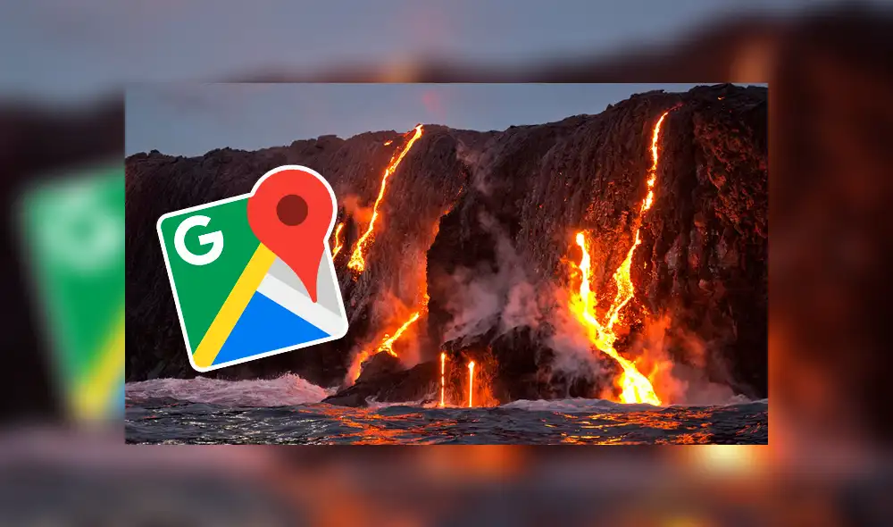 Google Maps: usuario recorre zona volcánica y descubre a turistas exponiendo su vida [VIDEO]