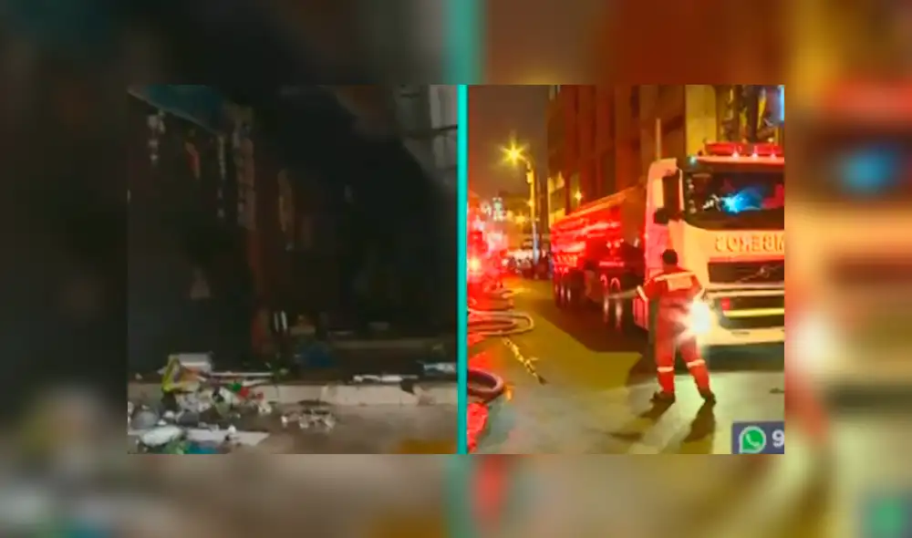 Cercado: las calles cerradas y rutas alternas por incendio en jirón Ayacucho [VIDEO]