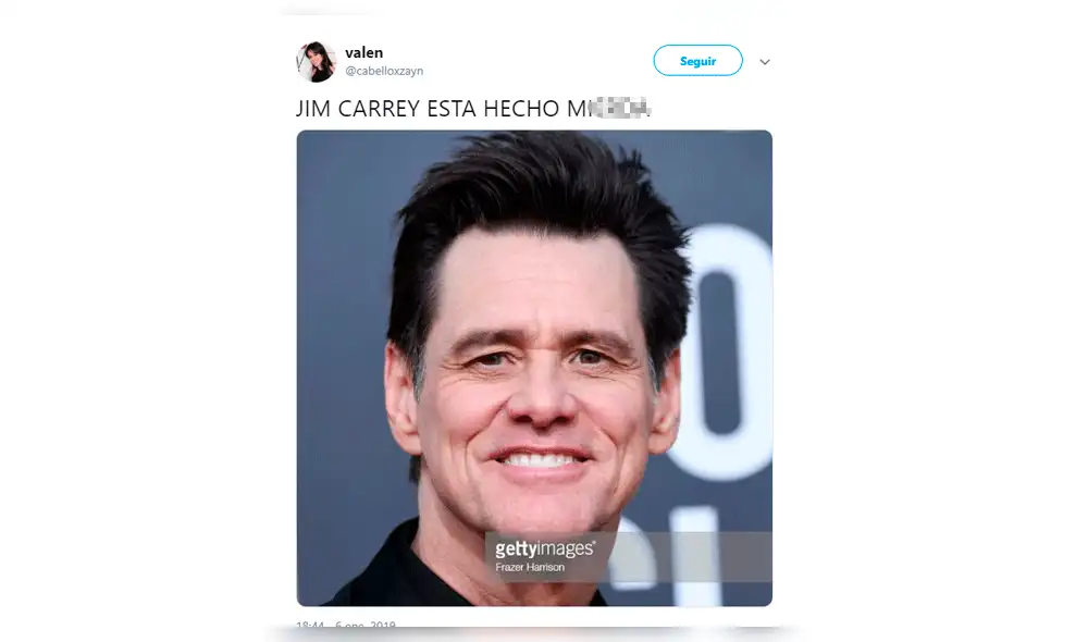 Jim Carrey luce irreconocible en la alfombra roja de los Golden Globes 2019 [VIDEO]