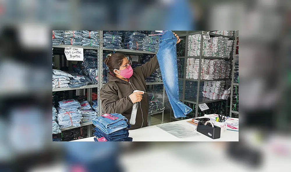 jean textil pantalones gamarra Foto: John Reyes