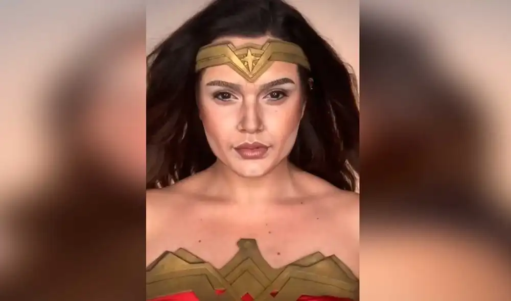 Desliza las imágenes para ver la increíble transformación que tuvo esta joven para ser idéntica a Gal Gadot. Foto: captura de TikTok/Leticia Gomes