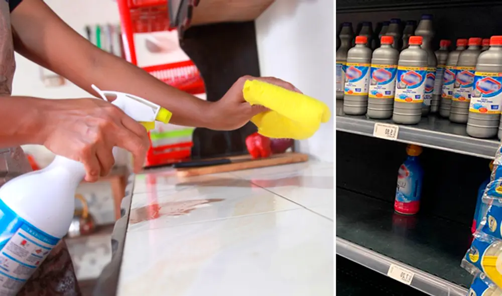 La lejía se vuelve indispensable: demanda se dispara en 40% en cuarentena.Imagen para composición: Municipalidad de Lima. La lejía se vuelve indispensable: demanda se dispara en 40% en cuarentena.Imagen para composición: Municipalidad de Lima.