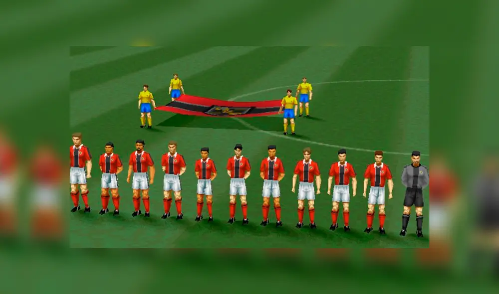 Para desbloquear a 'FC Divo' en Winning Eleven 3 debías ser muy bueno. Foto: Captura / YouTube.