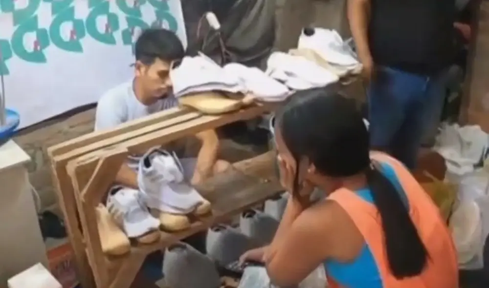 El operativo tomó por sorpresa a los empleados. Foto: Captura de América. El operativo tomó por sorpresa a los empleados. Foto: Captura de América.