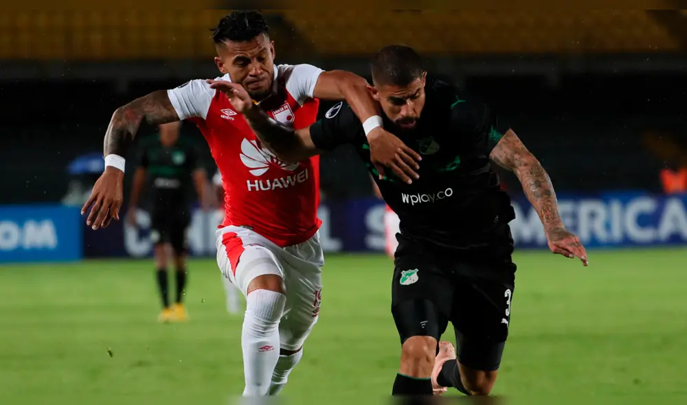 Santa Fe y Deportivo Cali igualaron 1-1 por cuartos de la Copa Sudamericana [GOLES]