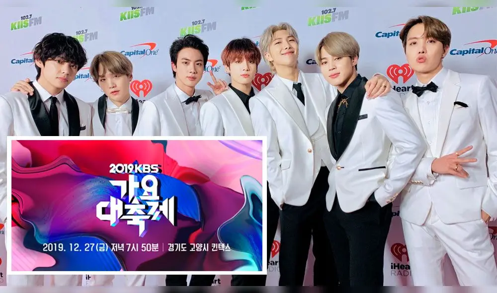 BTS confirmado en la alineación del KBS Gayo Daechukje 2019