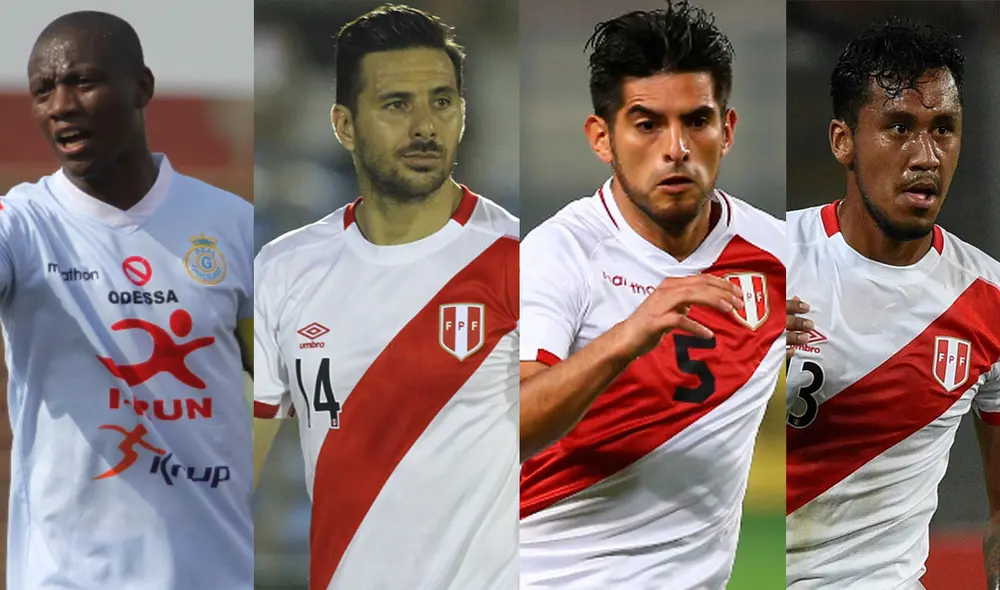Jhoel Herrera, Claudio Pizarro, Carlos Zambrano y Renato Tapia, son algunos de los futbolistas que han usado sus redes sociales para mostrar su postura sobre el Golpe de Estado. Foto: composición La República Jhoel Herrera, Claudio Pizarro, Carlos Zambrano y Renato Tapia, son algunos de los futbolistas que han usado sus redes sociales para mostrar su postura sobre el Golpe de Estado. Foto: composición La República