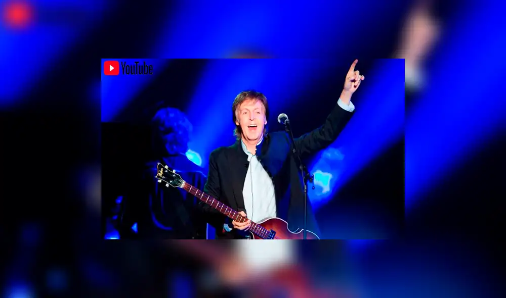 Paul McCartney ofrecerá concierto ONLINE a través de Youtube