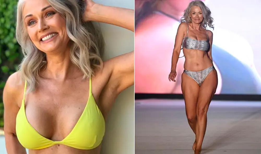 Modelo de 56 años sorprende al mundo con su impresionante figura [FOTOS]