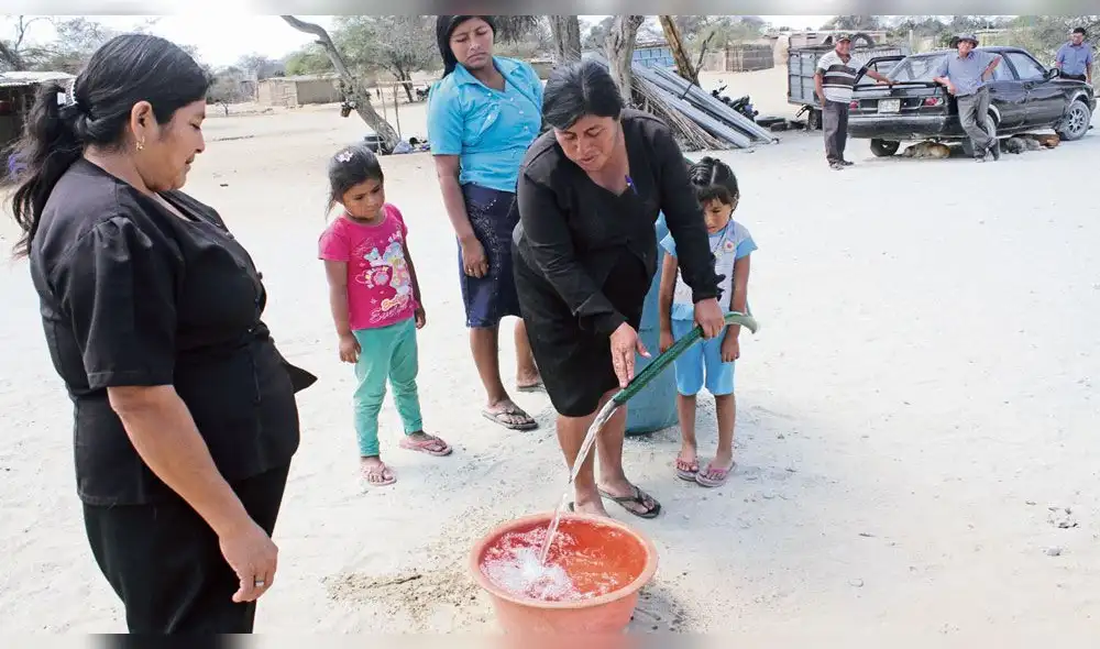 1200 familias claman por agua en Sechura