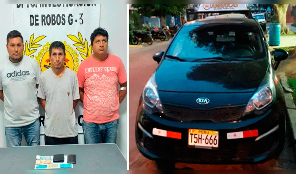 La Libertad. Los hampones fueron vistos por la Policía cuando amenazaban a su víctima. La Libertad. Los hampones fueron vistos por la Policía cuando amenazaban a su víctima.