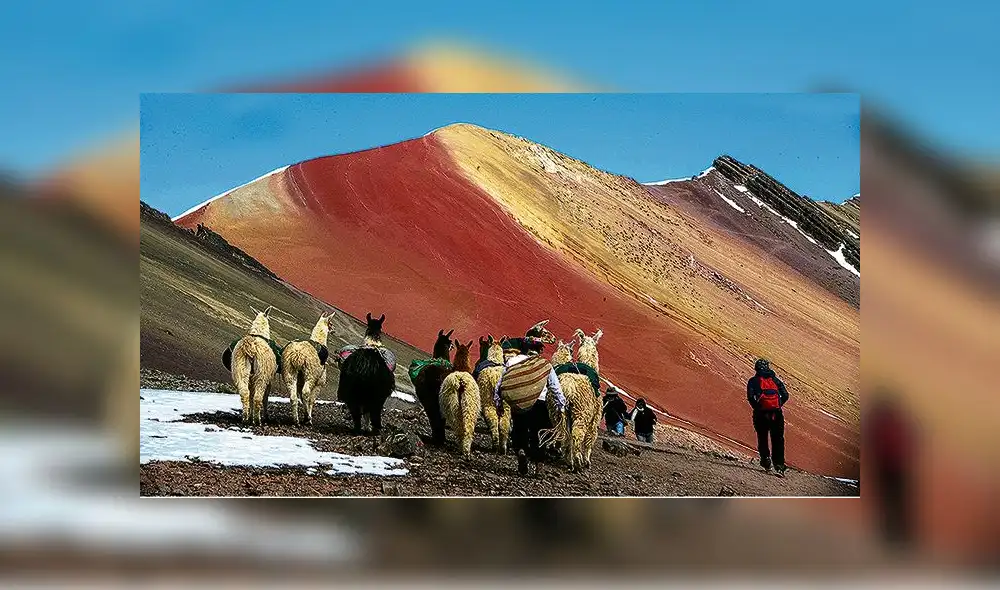 Comuneros de Cusco proponen medidas para uso de montaña de Siete Colores Comuneros de Cusco proponen medidas para uso de montaña de Siete Colores
