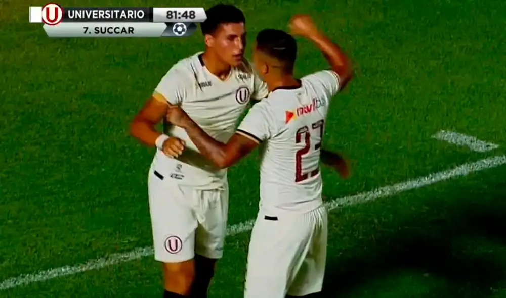 Alexander Succar volvió a darle la ventaja a Universitario sobre Huracán en el Torneo de Verano 2020. | Foto: ESPN 2 Alexander Succar volvió a darle la ventaja a Universitario sobre Huracán en el Torneo de Verano 2020. | Foto: ESPN 2