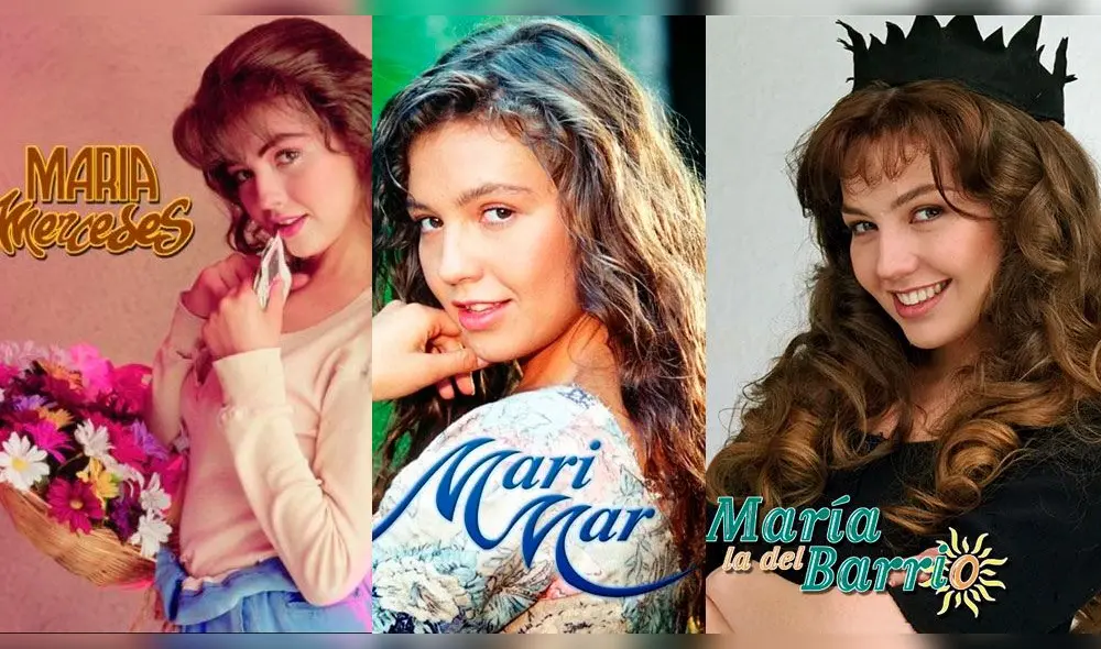 Thalía Sodi participó en siete telenovelas, entre 1987 y 1999 | FOTO: Composición Televisa