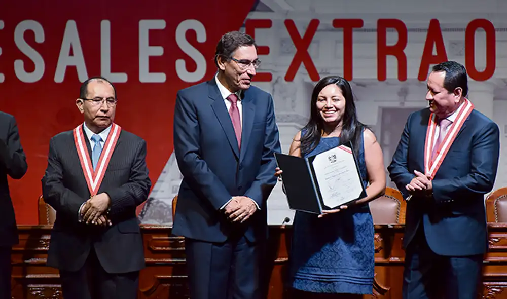Ancashina María Bartolo, de UPP, nueva en el Congreso. Foto: Melissa Merino Ancashina María Bartolo, de UPP, nueva en el Congreso. Foto: Melissa Merino