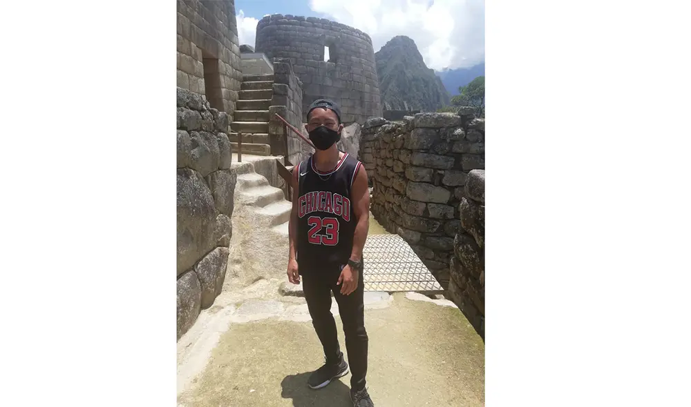 El visitante prácticamente tuvo la ciudadela para él solo. Foto: Cortesía Dirección de Cultura de Cusco El visitante prácticamente tuvo la ciudadela para él solo. Foto: Cortesía Dirección de Cultura de Cusco