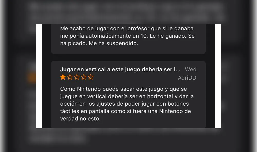 Las hilarantes 'opiniones' de Mario Kart Tour.