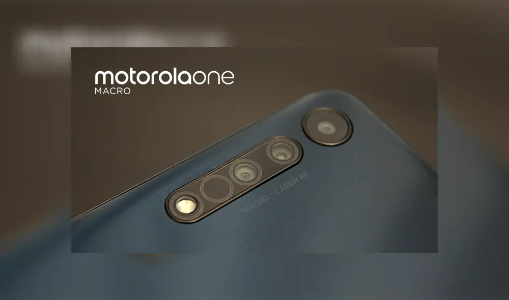 Motorola One Macro. | Foto: Carol Larrain Motorola One Macro. | Foto: Carol Larrain