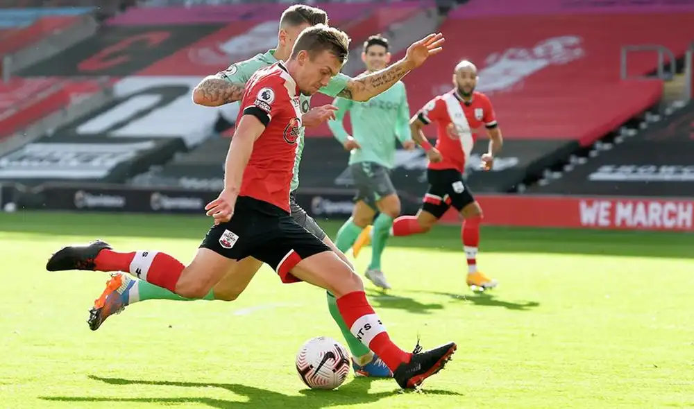 Southampton vs. Everton se enfrentan en en St Mary’s Stadium. Foto: EFE